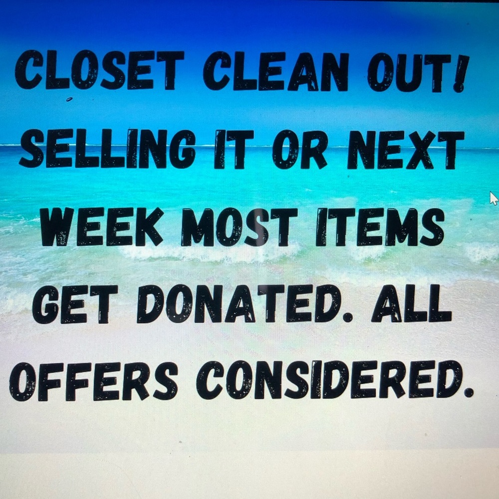 Closet Clean Out!